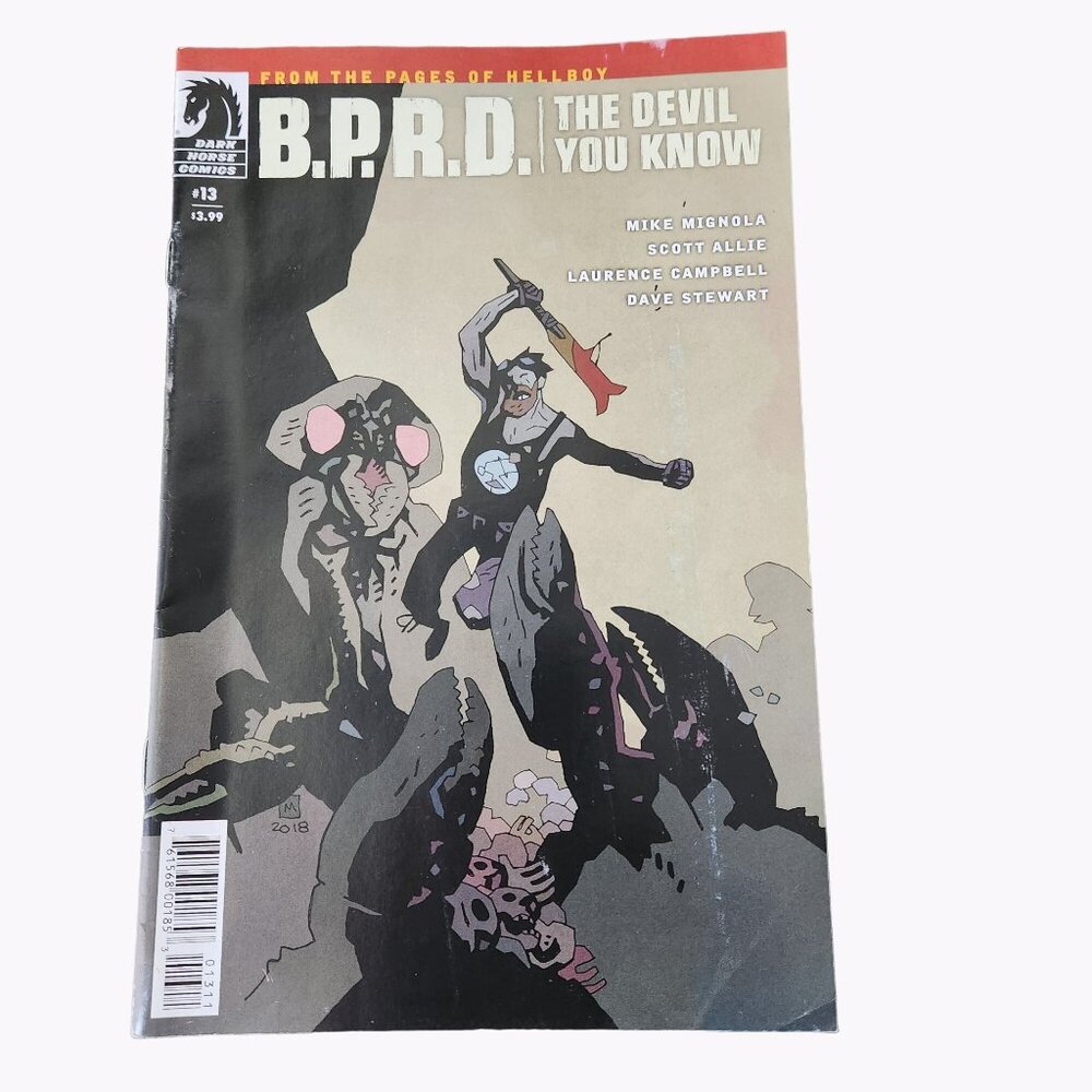 Dark Horse BPRD The Devil You Know #13 Hellboy Comic Book Bagged Boarded